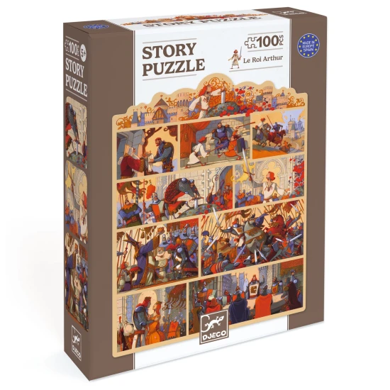 Pohádkové puzzle Král Artuš 100 ks
