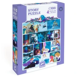 Pohádkové puzzle Kráska a zvíře 100 ks