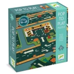 Pop to play puzzle Skládací dráha pro autíčka