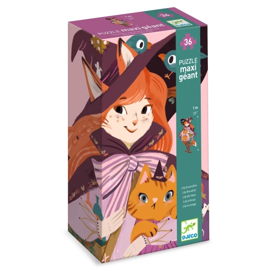 Čarodějnice Lily: Obrovské 36 dílné puzzle