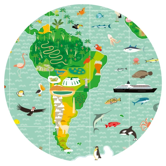 Objevovací puzzle: Monumenty světa (200 dílků)