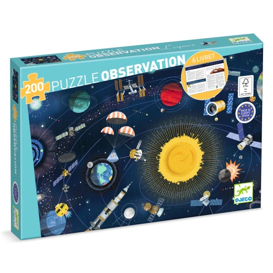 Objevovací puzzle Vesmír 200 ks