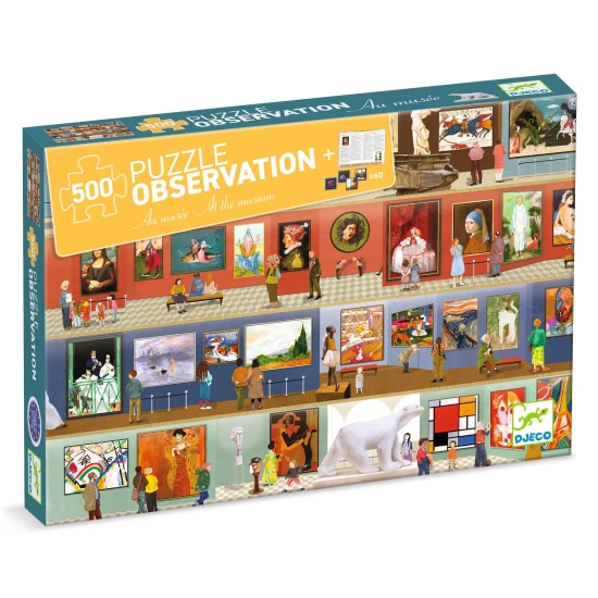 Djeco Puzzle V muzeu 500 dílků DJ07415