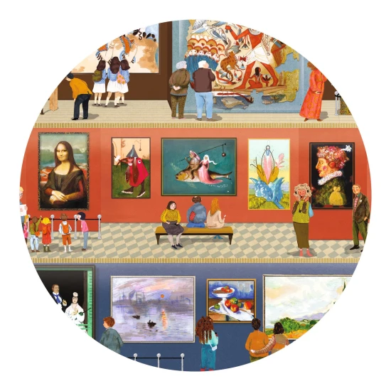Djeco Puzzle V muzeu 500 dílků DJ07415