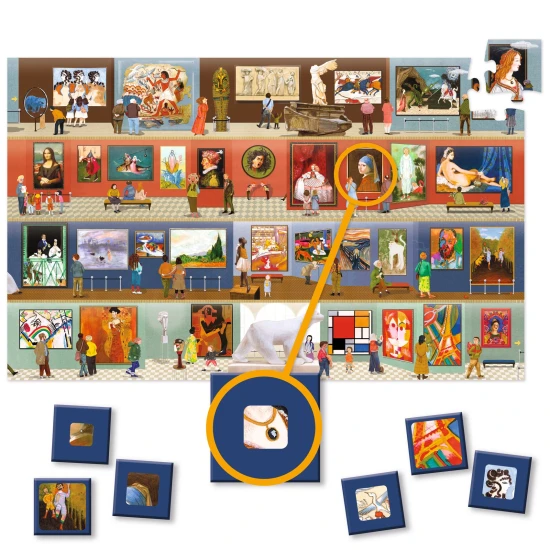 Djeco Puzzle V muzeu 500 dílků DJ07415