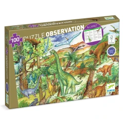 Objevovací puzzle Dinosauři 100 ks