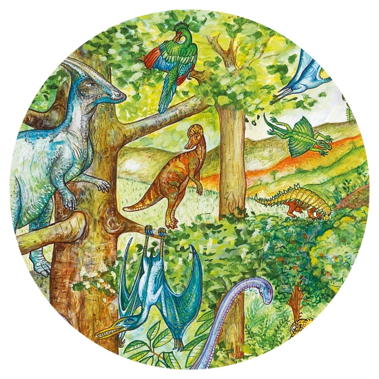 Objevovací puzzle Dinosauři 100 ks
