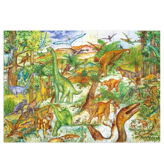 Objevovací puzzle Dinosauři 100 ks