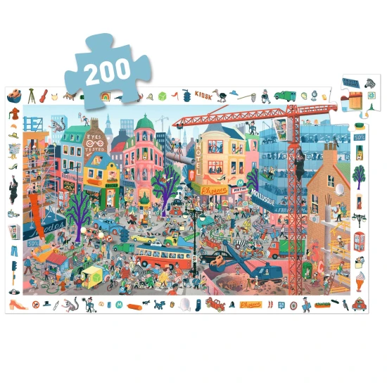 Objevovací puzzle Město 200 ks