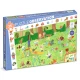 Objevovací puzzle: Zahrádka malých přátel (35 dílků)