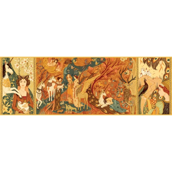 Puzzle Galerie Zahrada s jednorožcem 500 ks