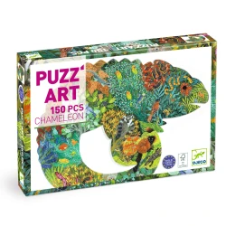 Umělecké puzzle: Chameleon (150 dílků)