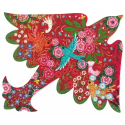 Umělecké puzzle: Pták (500 dílků)