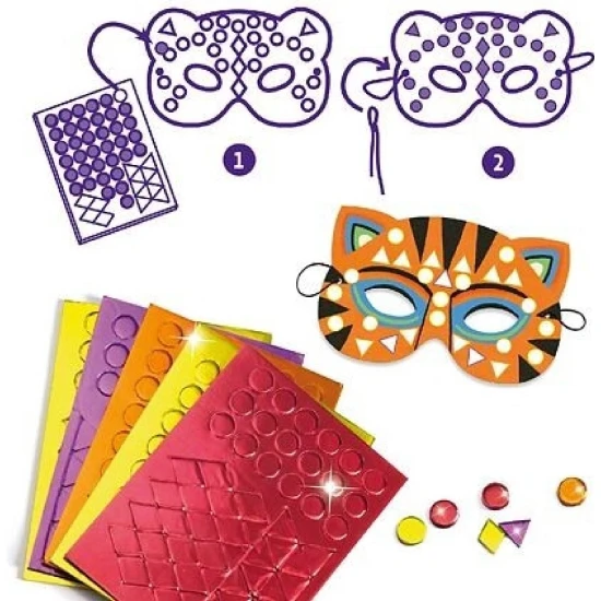 DIY Vyrob si sám Masky Zvířata z džungle