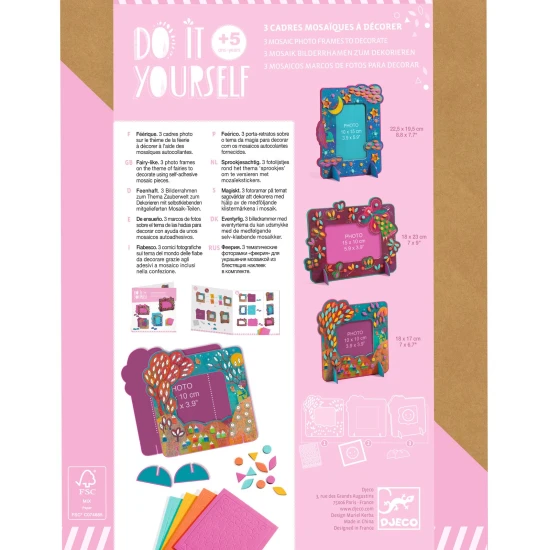 DIY – Vytvoř si sám Fotorámečky z mozaiky: Víly