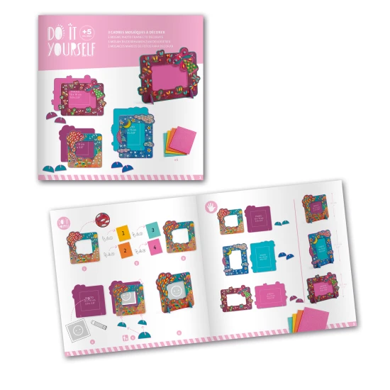 DIY – Vytvoř si sám Fotorámečky z mozaiky: Víly