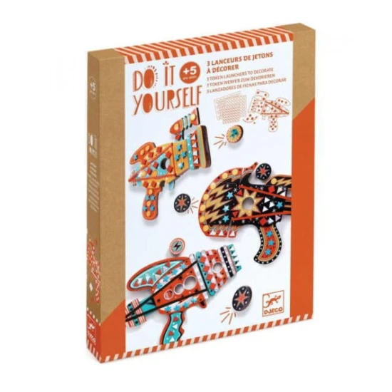 Kreativní sada z kolekce DIY (Vytvoř si sám) obsahuje 3 gumipušky na ozdobení mozaikovými dílky.