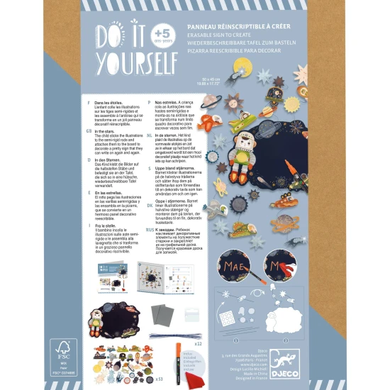 DIY Vyrob si sám Stíratelná tabulka Ve hvězdách