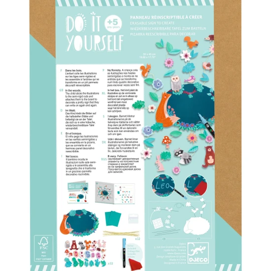 DIY Vyrob si sám Stíratelná tabulka V lese