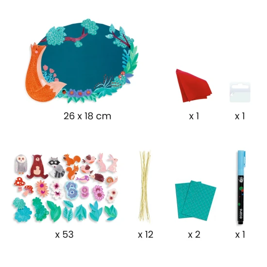 DIY Vyrob si sám Stíratelná tabulka V lese