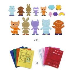 DIY 15 magnetek na ozdobení Zábavná rodina