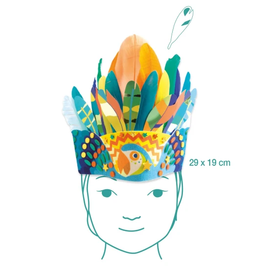 DIY kreativní sada Rio čelenka