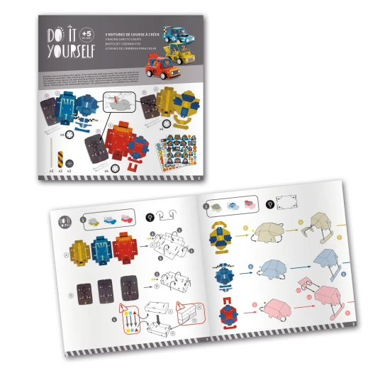 DIY – Vytvoř si sám Grand prix 3 závodní auta