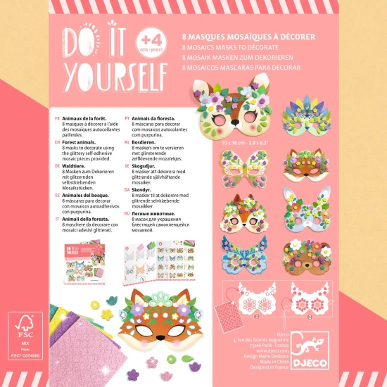 DIY Vyrob si sám Zvířecí škrabošky