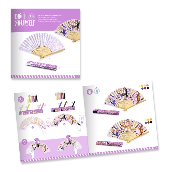 DIY kreativní sada Vějíř k dotvoření