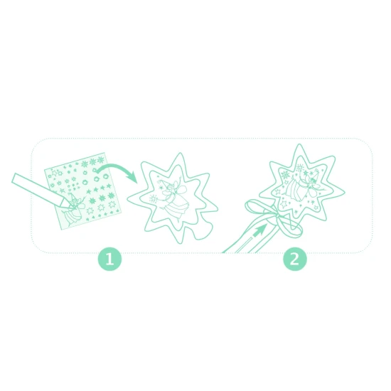 DIY kouzelné hůlky Malé víly