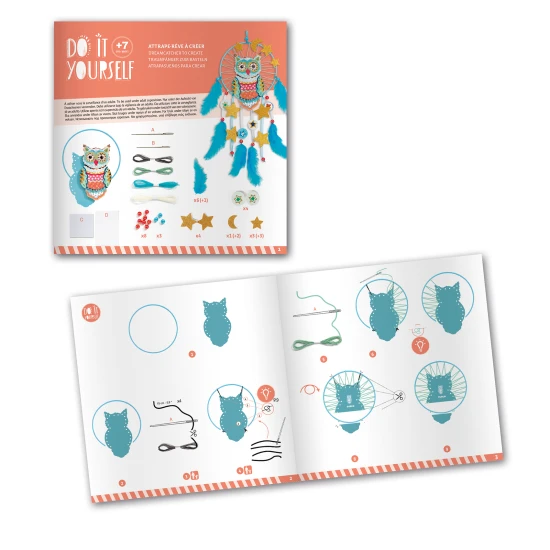 DIY kreativní sada Lapač snů Sova