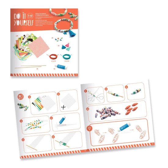 DIY kreativní sada Pestré náramky 35 ks