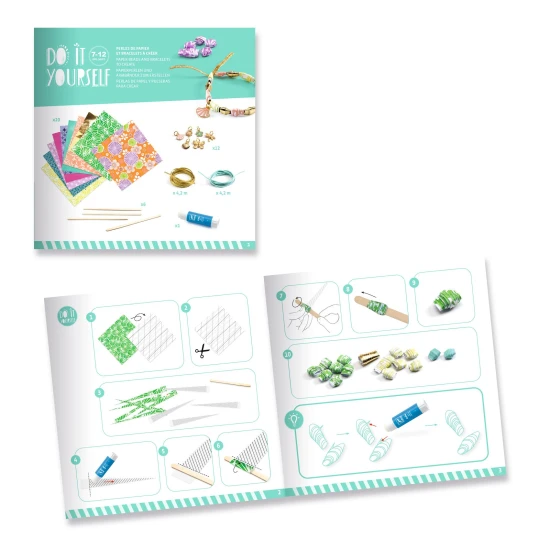 DIY – Vytvoř si sám: Stylové a zlaté náramky a papírové korálky