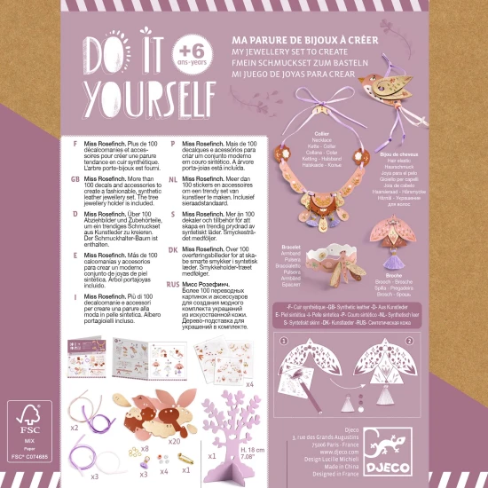 DIY – Vytvoř si sám: Šperky Slečny Pinka růžová