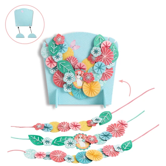 DIY kreativní sada Květinový náhrdelník