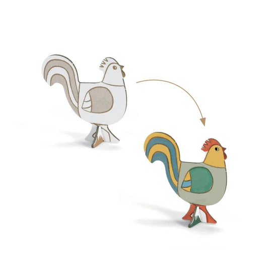 Kartonová 3D kreativní sada Farma