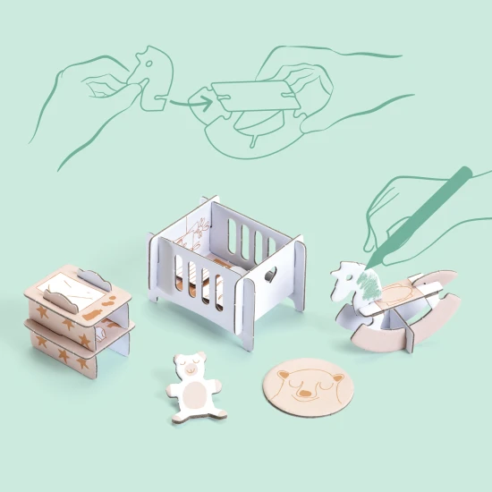 Diy kreativní sada Domeček pro panenky