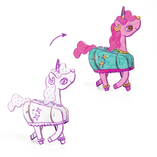 Kartonová 3D kreativní sada Kawaii world