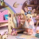 Dětská kreativní sada Djeco Mi House Rosie - mini domeček s nábytkem, postavičkou a doplňky