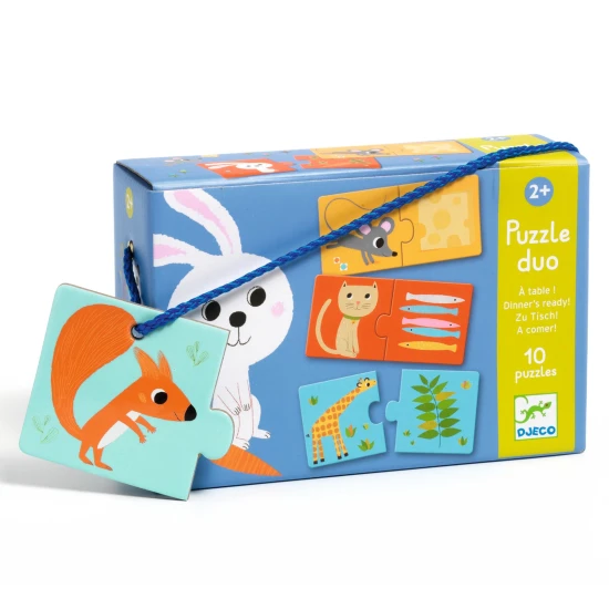 Puzzle duo: Jídlo je hotové