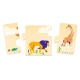 Postupové puzzle – Africká zvířata (malý, větší, největší)