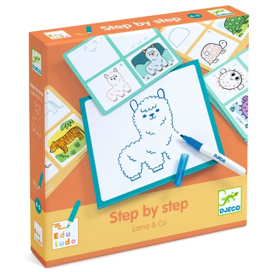 Malování krok za krokem Lama a její kamarádi