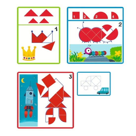 Eduludo Obrázkový tangram: Tvary