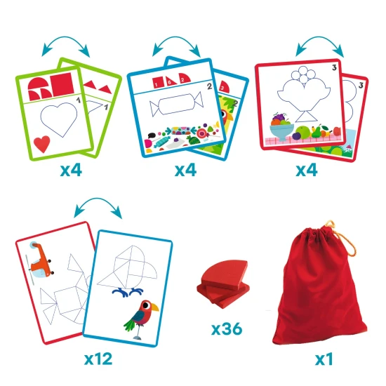 Eduludo: Tvary – Obrázkový tangram