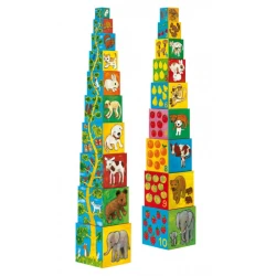 Kostky pyramida Zvířátka