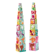 Kostky pyramida Lesní zvířátka