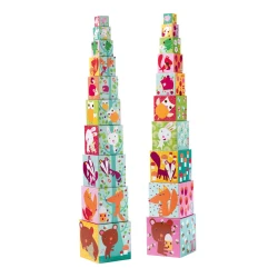 Kostky pyramida Lesní zvířátka