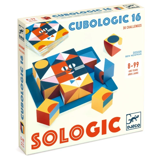 Logická hra Cubologic 16 – 30 úloh pro trénink mozku