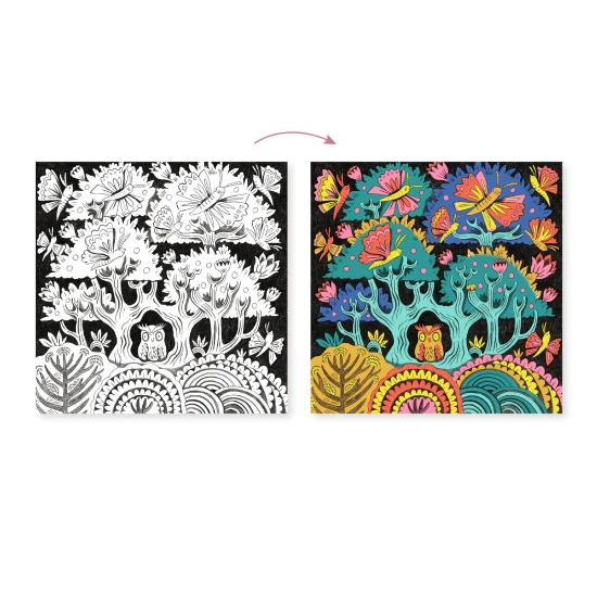 3D výtvarný set Fantastický les