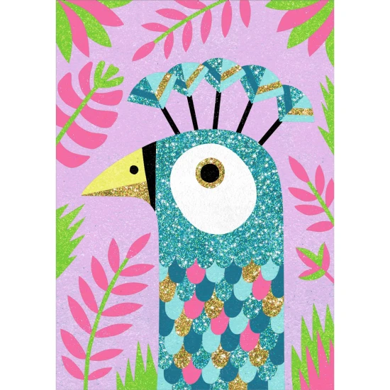 Tvůrčí sada s pískem a třpytkami Okouzlující ptáčci